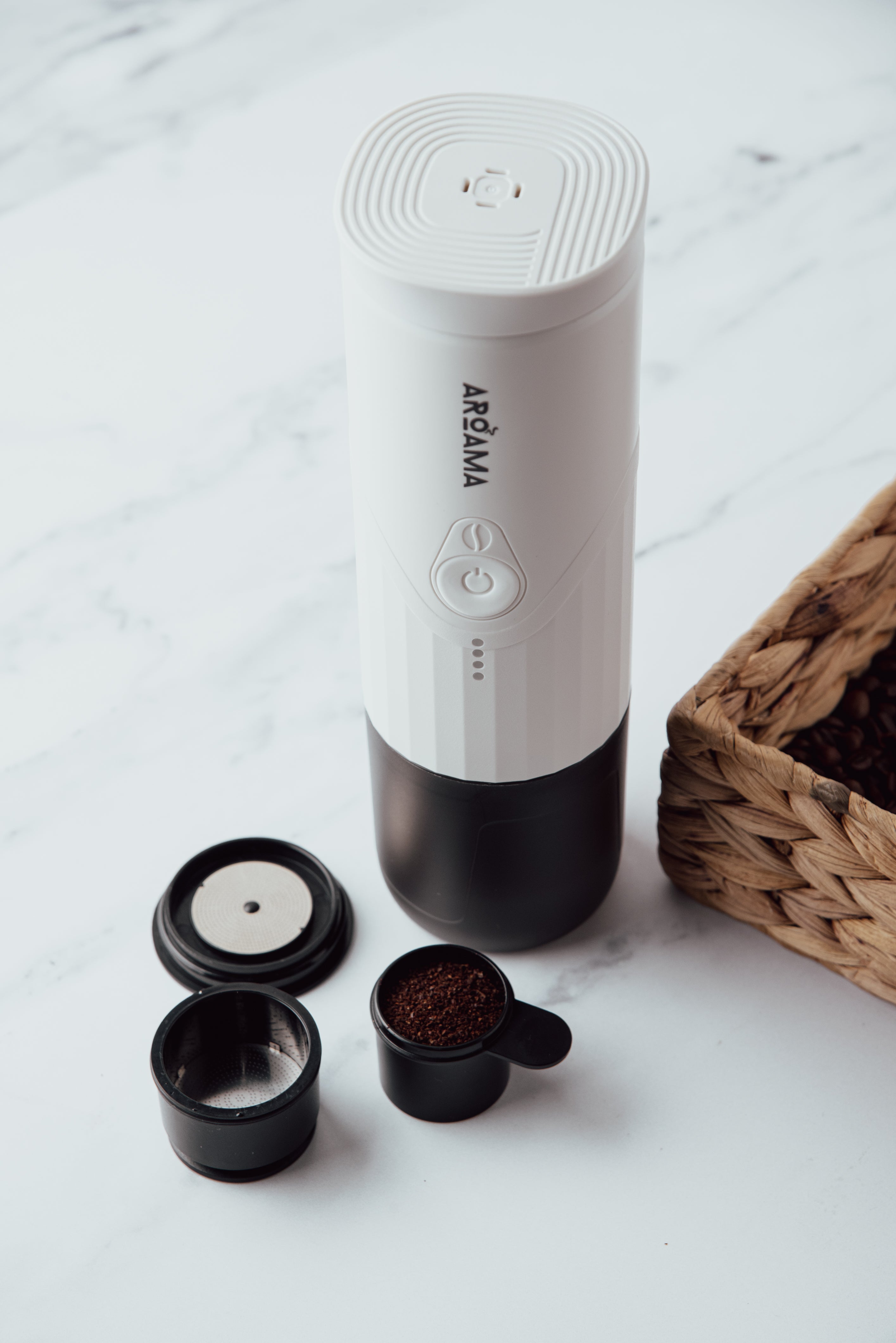 Portable Electric Espresso Maker - White