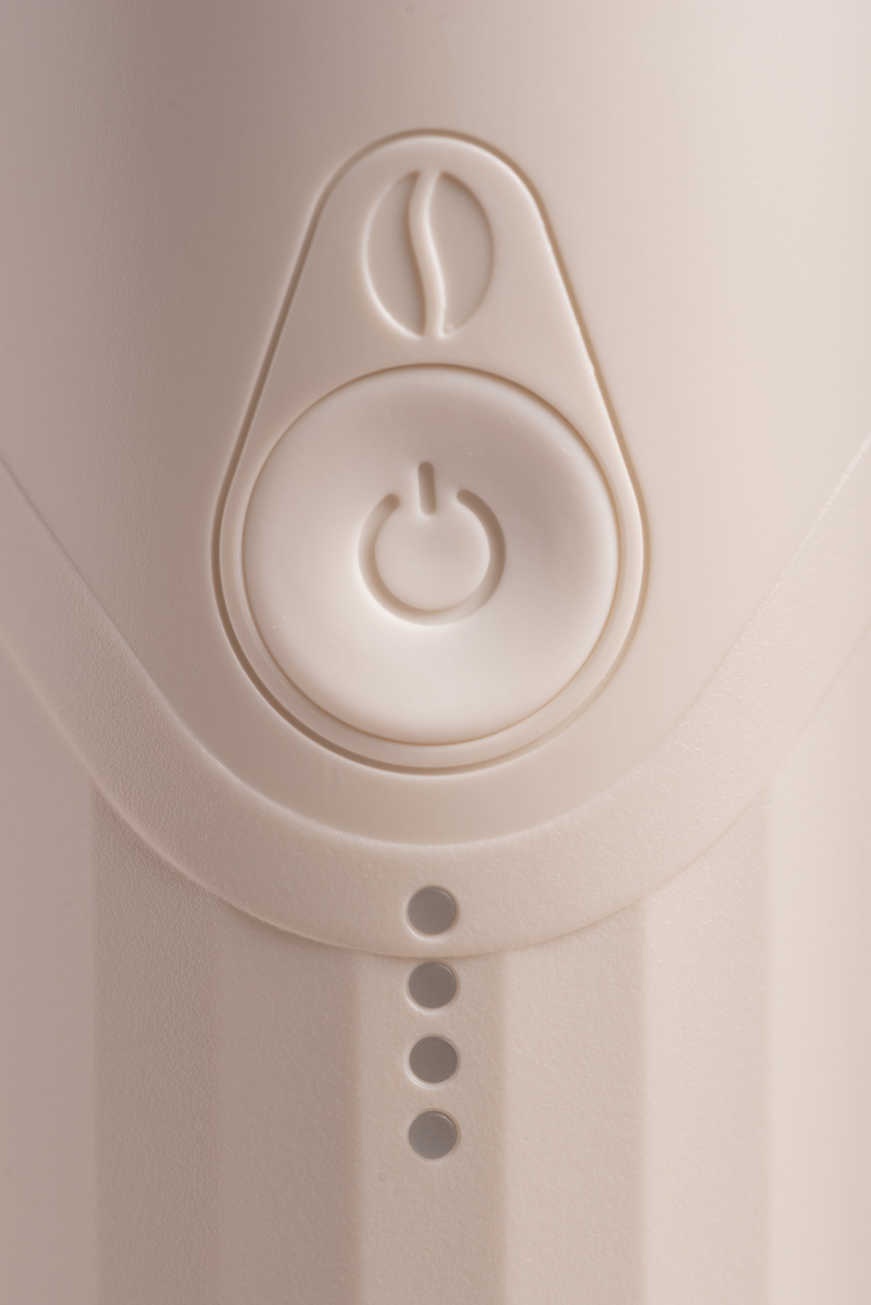 close up of power button