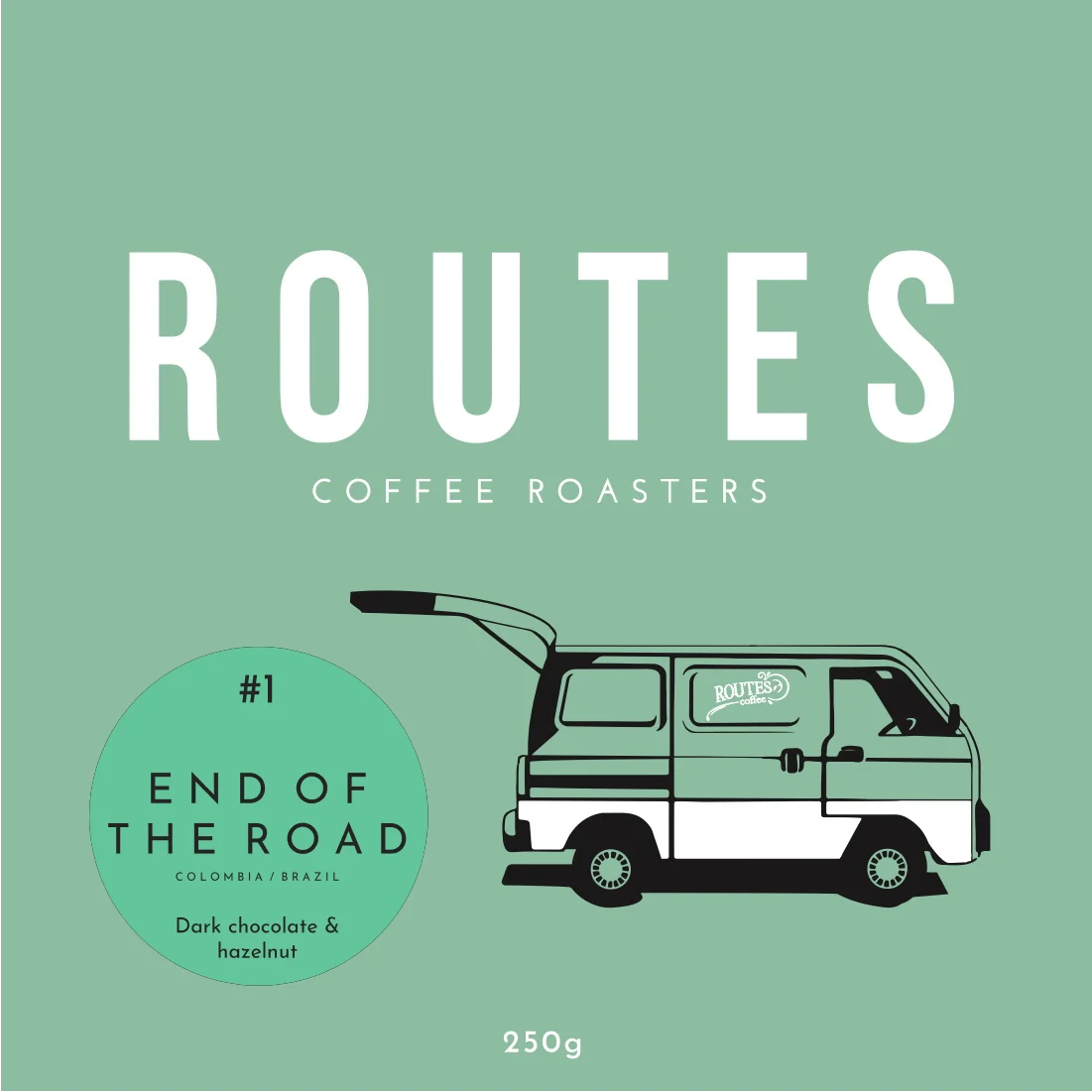14 x Coffee Pods – End of the Road – Colombia & Brazil