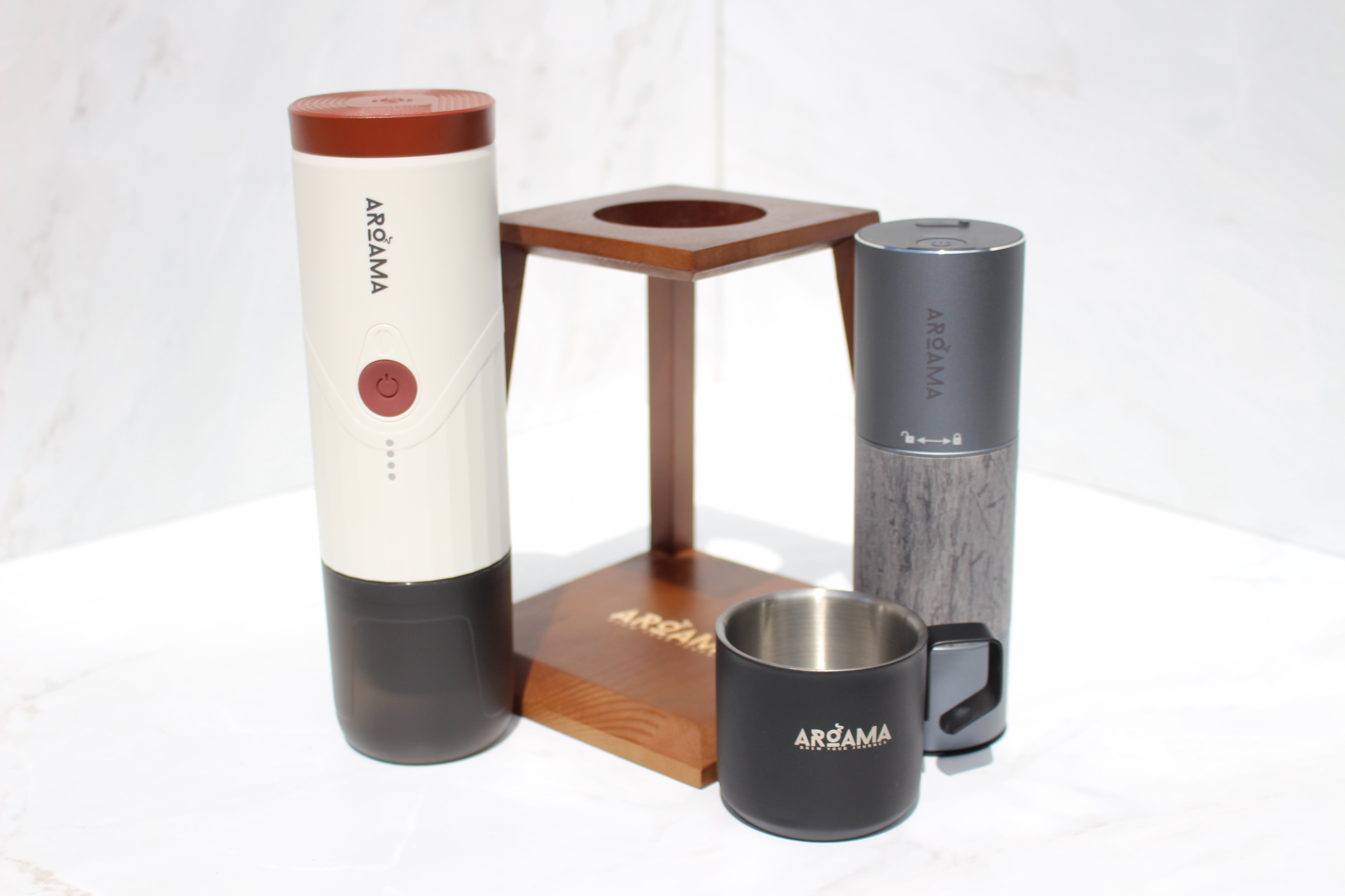 Home Barista Kit - White/Brown